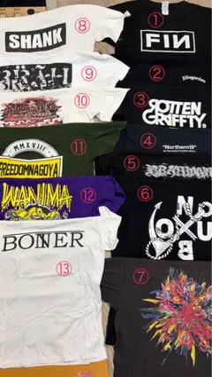 UVERworld 歴代 レア Tシャツ 16枚セット UVERworld 歴代 レア Tシャツ 16枚セット - メルカリ