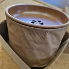 未使用★ 茶こぼし 建水 茶道具　銅製直径12センチ