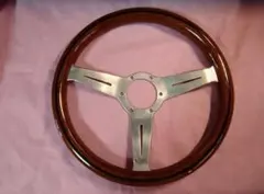 【当時物！】ナルディ ウッド 33パイ Amazon | NARDIステアリング classic ウッド×ポリッシュスポーク