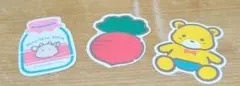 【昭和レトロ】メモ　サンリオ　クマ、ミルク、かぶ
