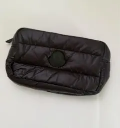 MONCLER キルティング ポーチ ブラック - メルカリ