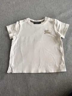バーバリー　BURBERRY 半袖Tシャツ　ビッグホースロゴ　ホワイト　80cm