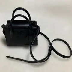 (美品)COACH コーチ　ミニアンドレア　キャリーオール　ショルダーバッグ　黒