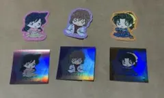 名探偵コナン　ちぢませ隊ステッカーコレクション2 毛利蘭　灰原哀　遠山和葉