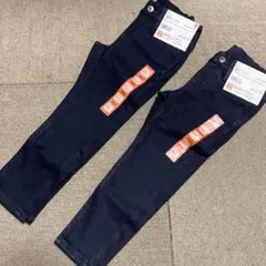 UNIQLO 100cm デニム　ヒートテック　ストレッチ　2枚セット　双子