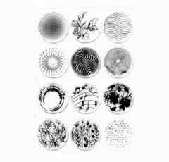 クリアスタンプ2479：Flat Round②《おまとめご購入で20%OFF！》