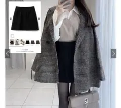 新品未使用タグ付き　インパン付き台形スカート[ac1844] グレイル