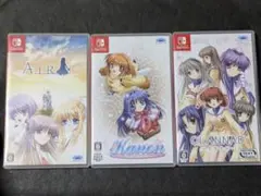 AIR エアー Kanon カノン CLANNAD クラナド 3セット