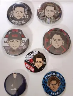 登坂広臣 ガチャ 缶バッチ ② - メルカリ