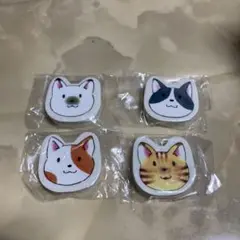 「魔法の庭ものがたりハーブ魔女とふしぎなかぎ」子ねこ消しゴム4個セット