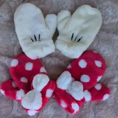 ディズニー ミニー ミッキー 手袋 ミトン