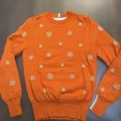 G/FORE オレンジ模様セーター