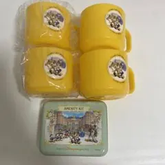ディズニーランドホテル アメニティ　プラスチックコップ　4つ