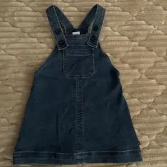 PETIT BATEAU ダークデニム サロペットスカート 95cm
