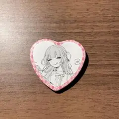 恋せよまやかし天使ども　ハート缶バッジ