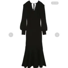 SNIDEL スクエアネック マーメイド ニット ワンピース