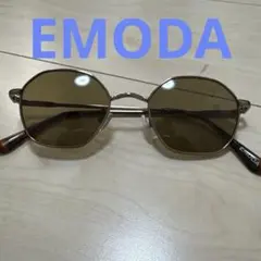 EMODA オクタゴン サングラス ブラウンレンズ
