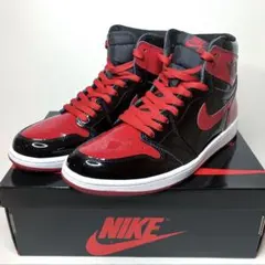 ナイキ エア ジョーダン 1 レトロ ハイ OG パテント ブレッド