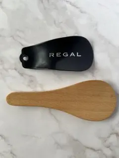 REGAL リーガル 靴べら 携帯用 木製靴べら 2点セットのサムネイル