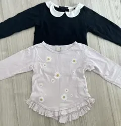 プティマイン100センチ　女の子長袖セット