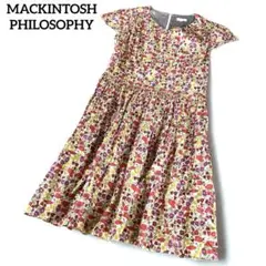 MACKINTOSH PHILOSOPHY 花柄 ワンピース フレンチスリーブのサムネイル