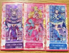 プリキュア クリアしおりコレクション 映画 アイドル キュンキュン ウインク