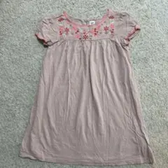 GAP 花柄刺繍 半袖ワンピース S