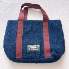 L.L.Bean ふわもこボアトート ネイビー LEE 2021年1月号付録