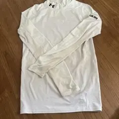 UNDER ARMOUR ホワイト 長袖アンダーシャツ MD