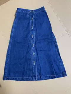 【11/4処分予定】 ユニクロ　デニム膝下スカート