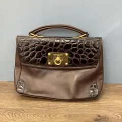 コロンボ ショルダーバッグ 2way リザードスキン エキゾチック レザー 