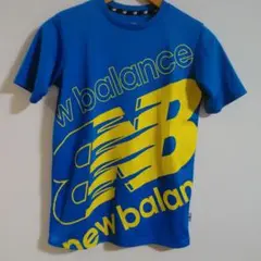 未使用に近いnew balance Tシャツ 150cm 青/黄