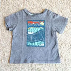Patagonia　プリントTシャツ　12-18M グレー