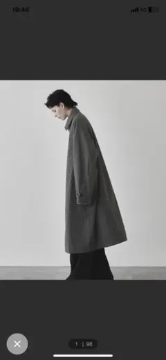 ☆完売☆remer loose Balmacaan over long coat