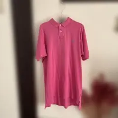 Polo by Ralph Lauren ピンクポロシャツ Lサイズ