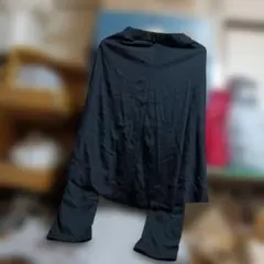 ブラック スパッツ L裏もこもこスカート付き