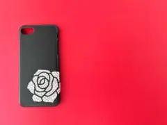 【送料無料】薔薇 iPhone Android デコアート キラキラ