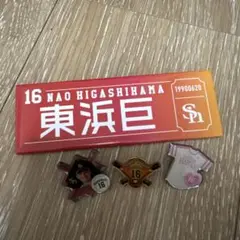 東浜巨 バッジセット 16