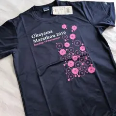 Okayama Marathon 2016 Tシャツ Mサイズ ネイビー