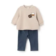 petit main　80サイズ　サガラモチーフセットアップ