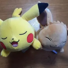ポケモン　ピカチュウ、イーブイぬいぐるみセット