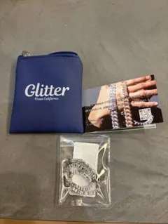 Glitter Motif Tennis Chain Bracelet 20cm