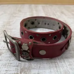 kmrii系 本革パッチワーク＆スタッズベルト ユニセックス kmrii系 本革パッチワーク＆スタッズベルト ユニセックス