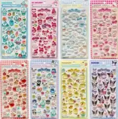 サンリオ　ボンボンドロップシール 8枚セット