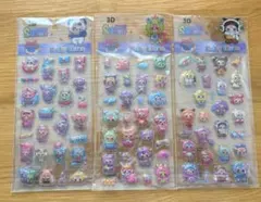 ベイビースリー3D立体ぷっくりシール