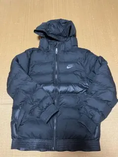 Nike ブラック ダウンコート 150cm~ 160cmフード付き