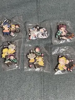 鬼滅の刃 ラバーストラップ　６個セット