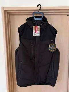 【ワークマン】フィールドコア　裏アルミFIELDベストブラック　HV003F