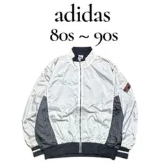 希少80s-90s デサント製 アディダス ヴィンテージ ナイロンジャケット L