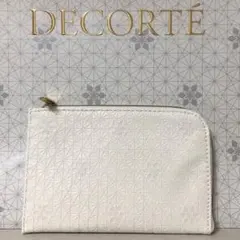 ✴︎最終✴︎ DECORTÉ×マルセルワンダース【ポーチ ホワイトエンボス】のサムネイル